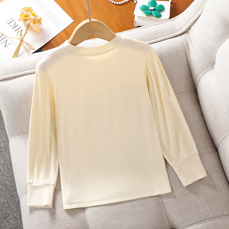 Bộ váy yếm bé gái thu đông 2025 kiểu mới thời trang phong cách đường phố, đầm mùa xuân thu, đầm bò trẻ em