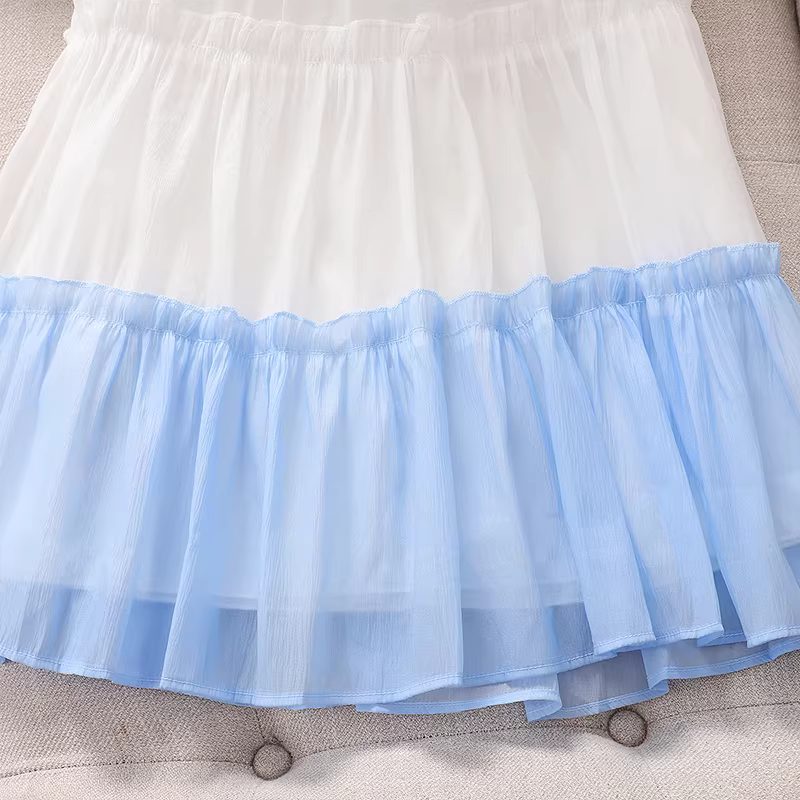 Váy bé gái hè 2025 kiểu mới, đầm yếm không tay mỏng cho bé gái lớn, váy công chúa siêu xinh