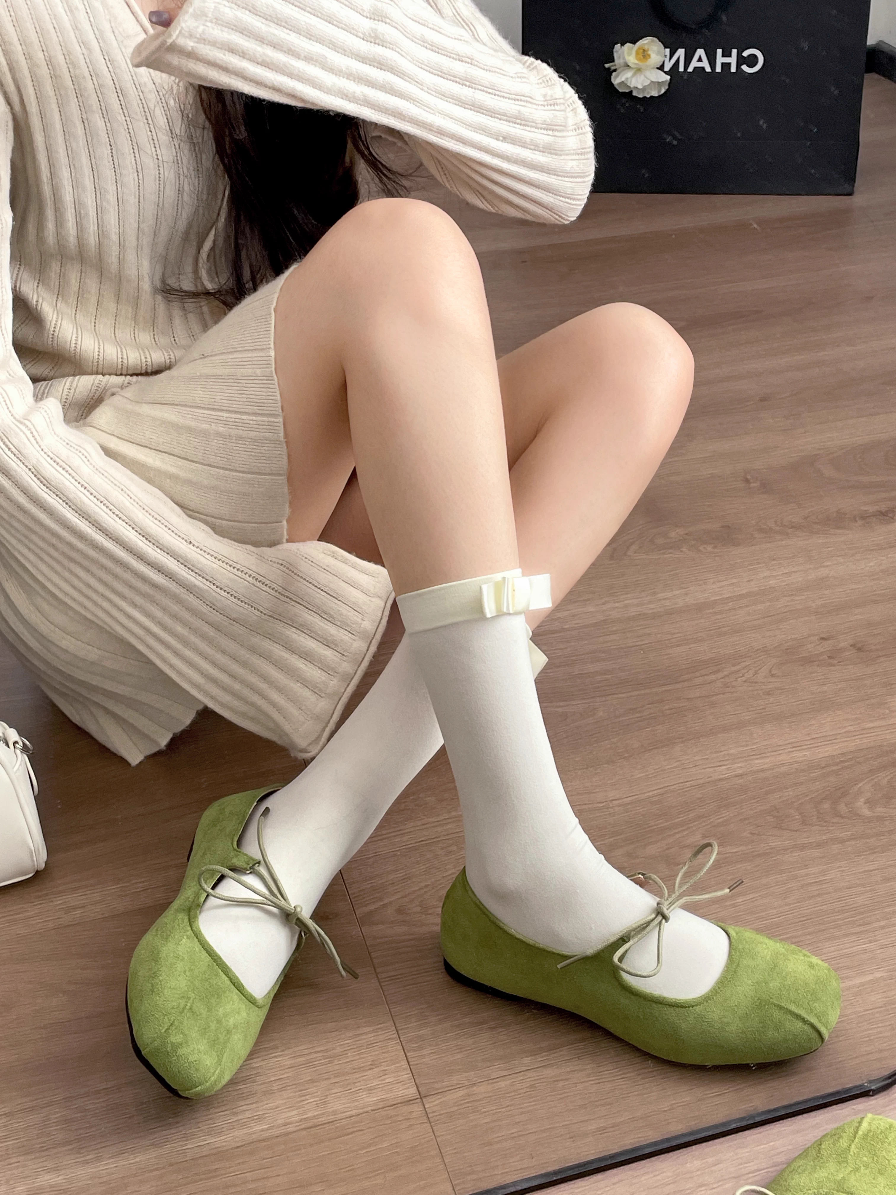 Giày bệt nữ Nanzai Nanguan kiểu retro đa năng, đế mềm, kiểu dáng mới mùa thu 2025, phối được với chân váy, kiểu Mary Jane.