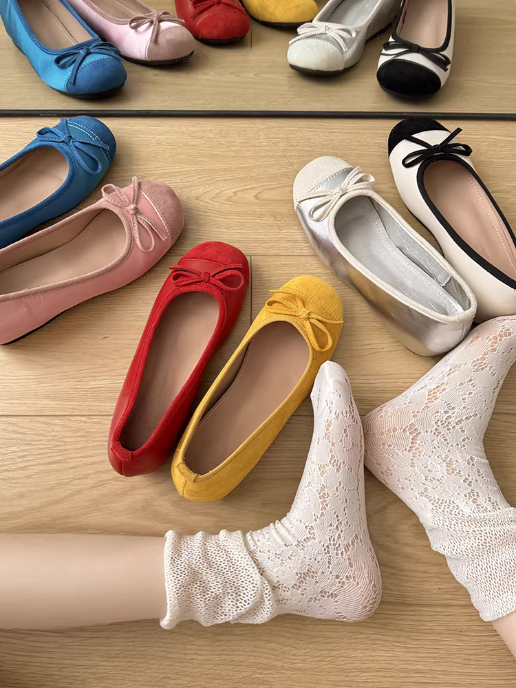 Giày bệt đế xuồng kiểu ballet cổ điển Nanzai Nanfang dành cho nữ, mẫu mới thu 2025, kiểu Mary Jane Pháp