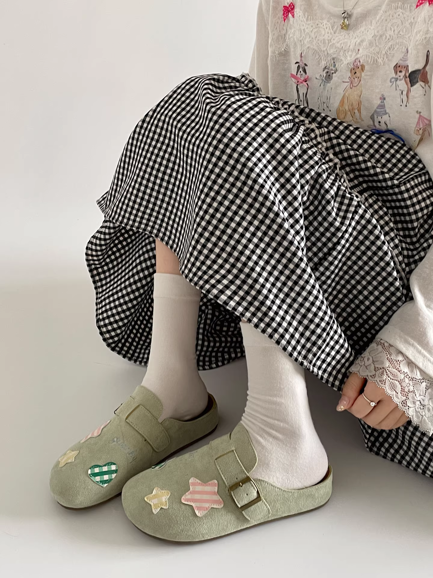 Dép đế dày chống trượt kiểu cổ điển Nanzai dành cho nữ, trang phục dạo phố mùa thu, mẫu mới 2025, giày Birkenstock nửa đế cao cấp.