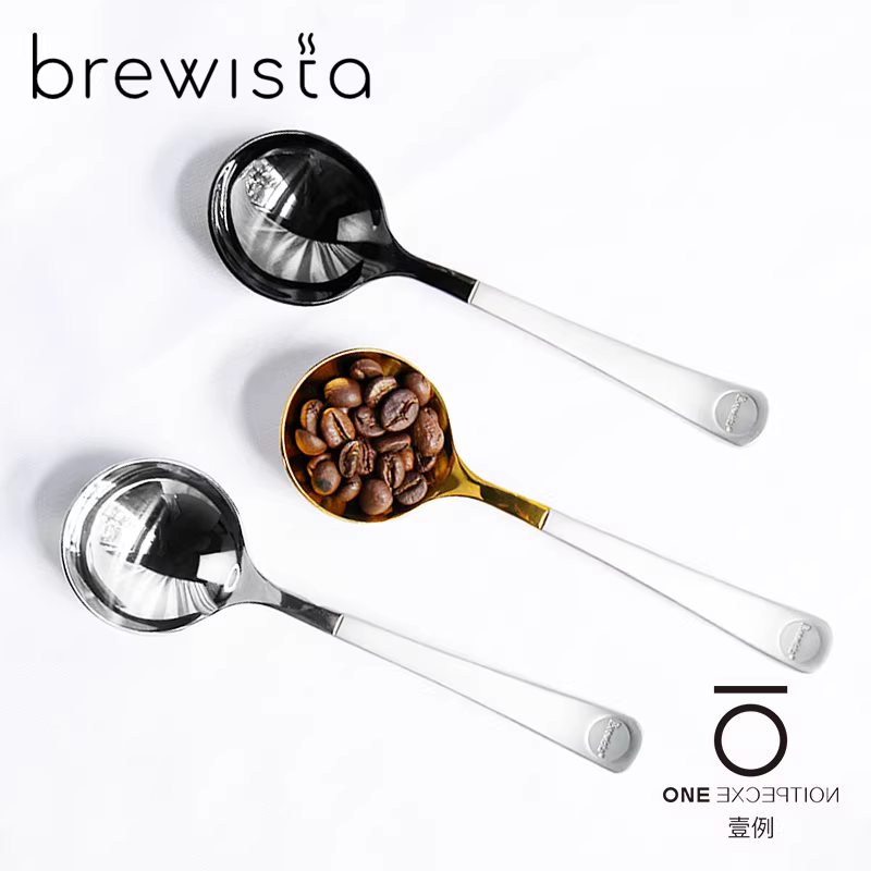 Muỗng nếm cà phê tiêu chuẩn Brewista SCAA, thép không gỉ mạ titan, muỗng đặc biệt để nếm cà phê pha thủ công