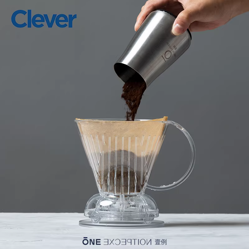 Mr. Clever Đài Loan, Trung Quốc, cốc thông minh hình quạt, cốc lọc cà phê pha thủ công, bộ lọc nhỏ giọt, bình pha cà phê ngâm