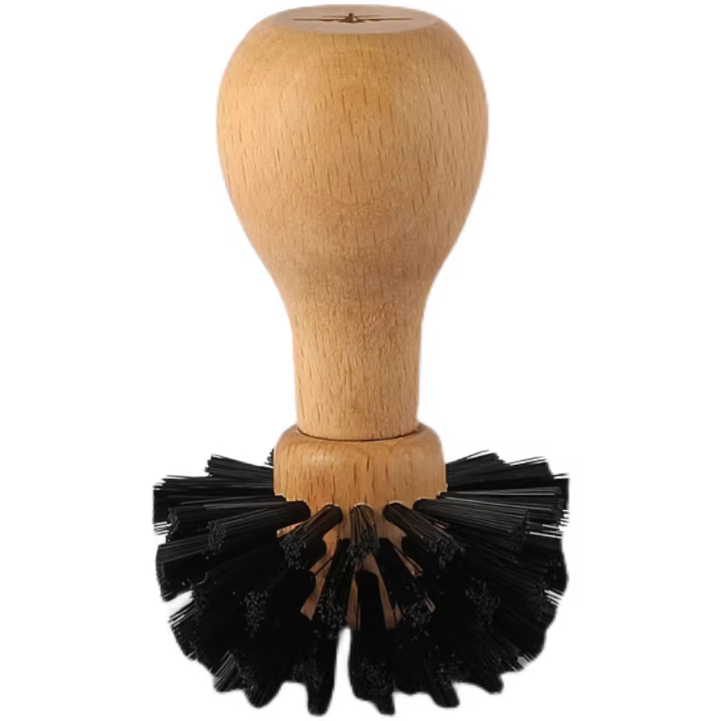 Bàn chải vệ sinh bát bột MHW, bàn chải vệ sinh tay cầm máy pha cà phê, bàn chải vệ sinh gỗ nguyên khối, dụng cụ quầy bar, dụng cụ vệ sinh gia đình