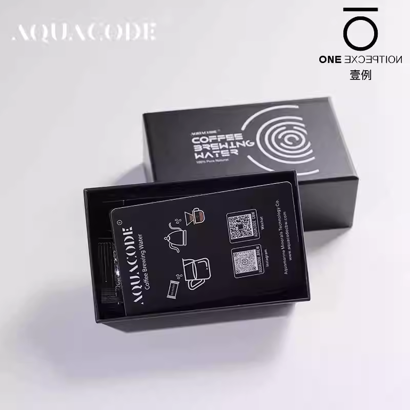 Cà phê AQUACODE Đài Loan pha chế theo phương pháp thủy thủ biển, dùng cốc pha, nếm thử, pha trộn, nước cô đặc, nước khoáng, nước thi đấu, gói nước.