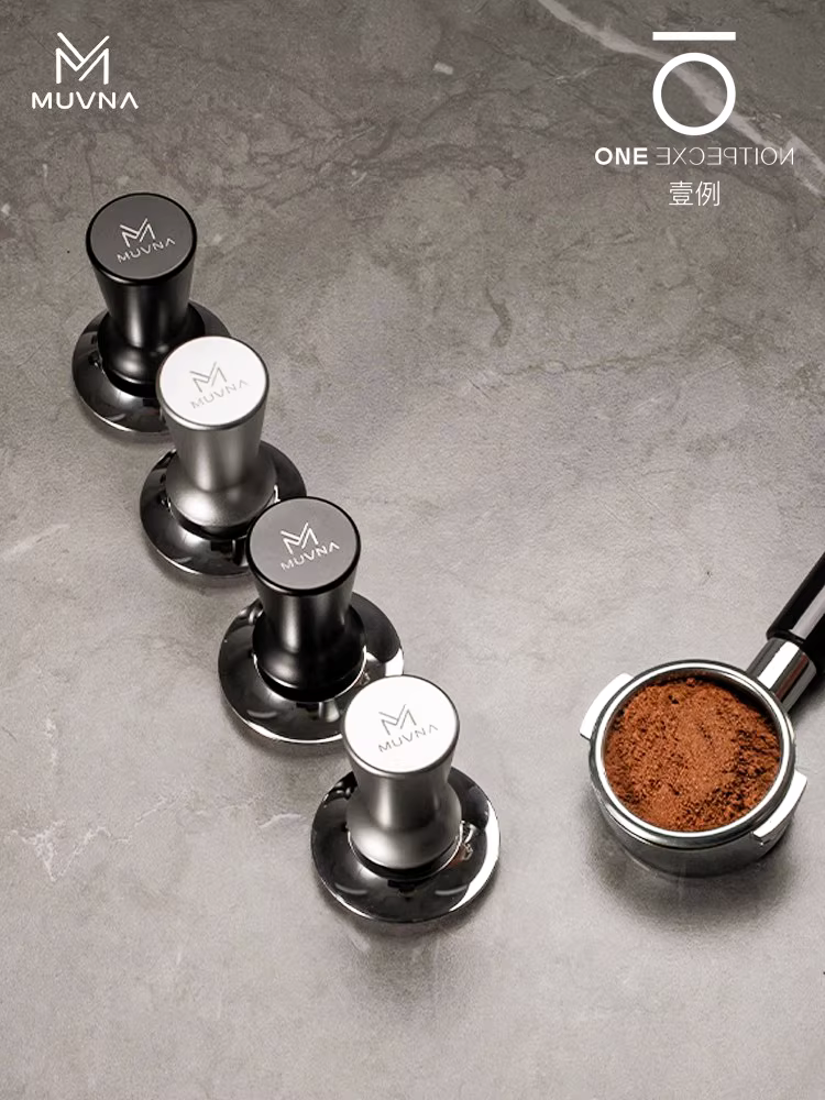 Dụng cụ nén cà phê MUVNA kiểu Ý, tay cầm ngang, áp suất không đổi, kích thước 51/53/58mm