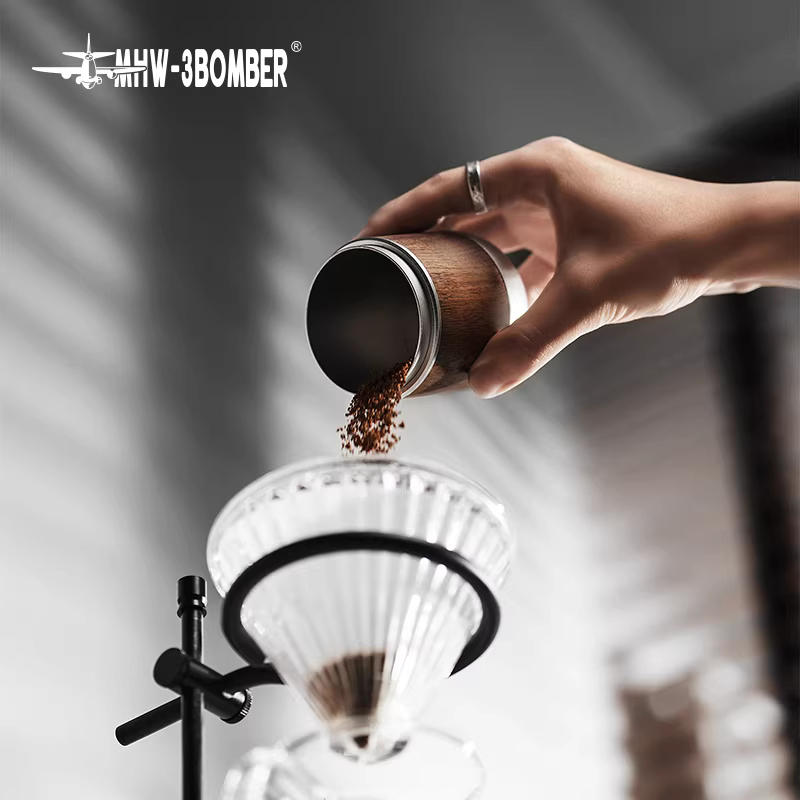 Bộ thu gom bã cà phê MHW Bomber Nova, máy xay, dụng cụ hứng bã cà phê, tay cầm, thiết kế đảo chiều, đa năng, khay đựng bã cà phê, cốc giữ mùi thơm