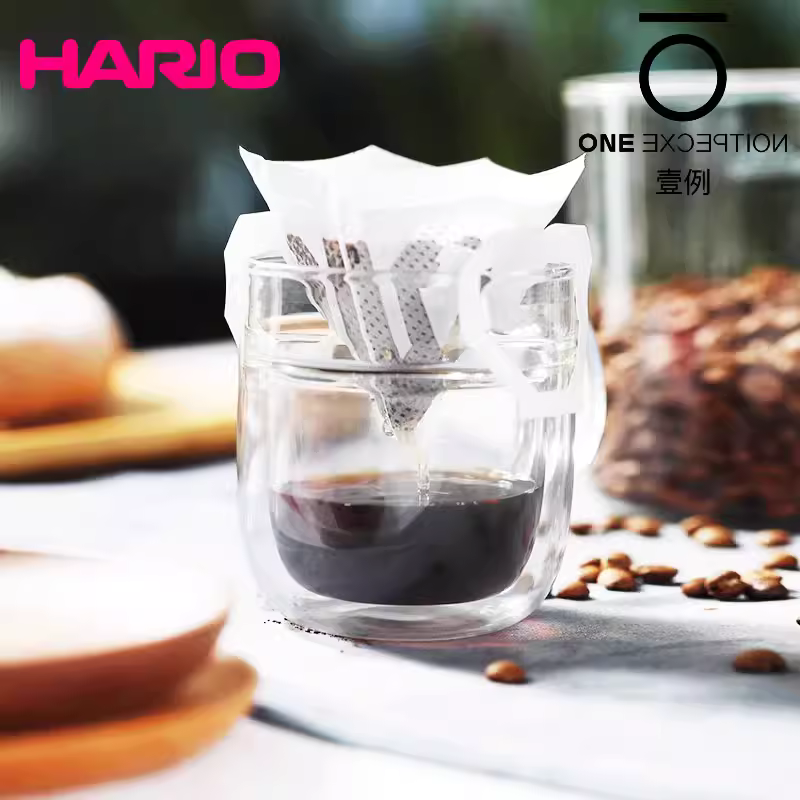 HARIO Nhật Bản nhập khẩu giấy lọc cà phê nhỏ giọt V60 cà phê pha bằng phương pháp rót bột lọc nhỏ giọt túi lọc lưới MDF
