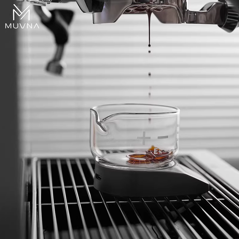 Cân điện tử mini MUVNA, kích thước nhỏ gọn, cân pha cà phê kiểu Ý, tích hợp đồng hồ đếm giờ, Taimo arc