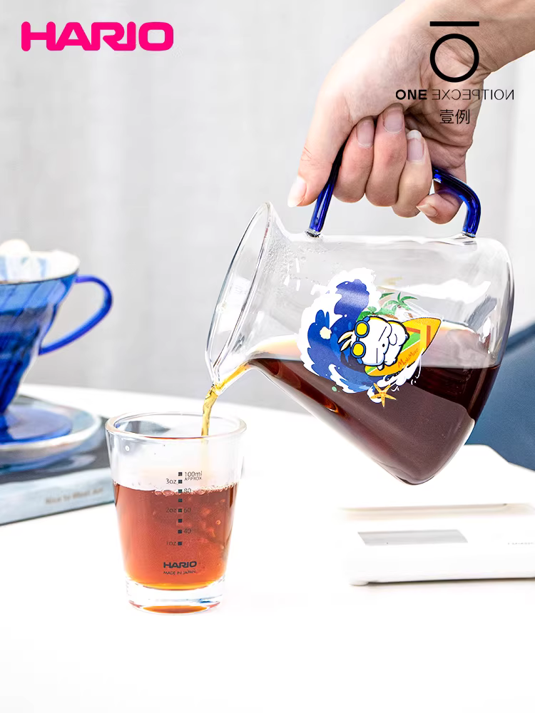 Bộ sản phẩm hợp tác HARIO Rogue Rabbit V60 Bộ lọc cà phê nhỏ giọt Hộp quà tặng MashiMaro Sharing Pot