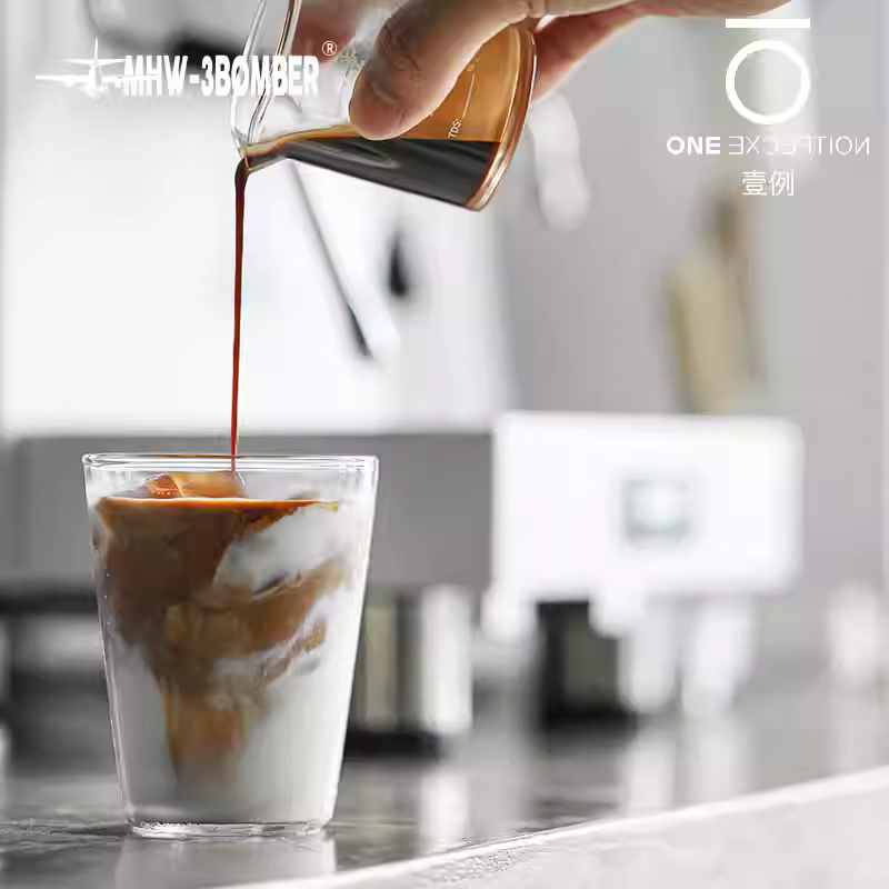 Ly thủy tinh Bomber MHW, ly cà phê đá lạnh Dirty Cold Brew, ly nước có ga, ly bia, dòng CICADA, ly KINTO