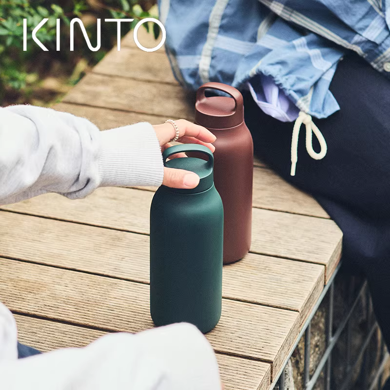 Cốc giữ nhiệt KINTO chính hãng, cốc nước cầm tay di động, cốc nước lạnh, thẩm mỹ cao, phong cách ins