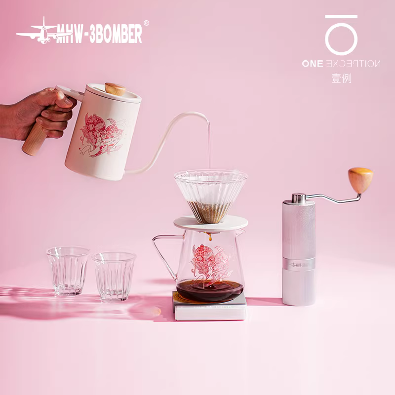 [Lựa chọn quà tặng] Bộ quà tặng bình pha cà phê thủ công Bomber MHW với bộ lọc và bộ bình chia sẻ
