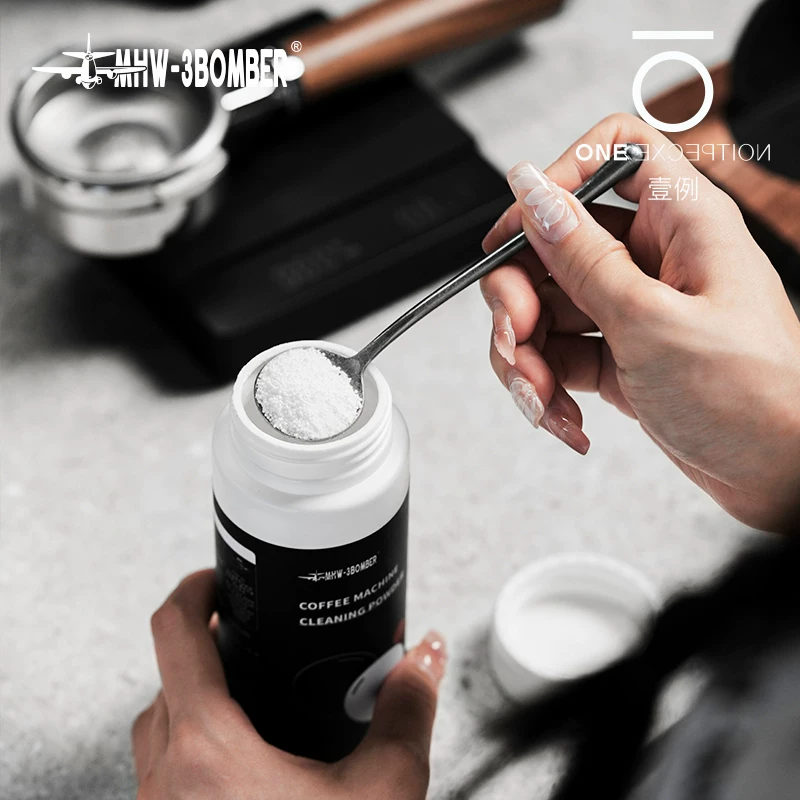 Bột vệ sinh máy pha cà phê Ý Bomber MHW, chất tẩy cặn đầu pha, viên vệ sinh máy xay cà phê, Urnex