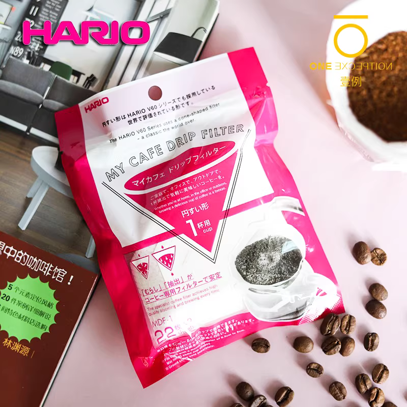 HARIO Nhật Bản nhập khẩu giấy lọc cà phê nhỏ giọt V60 cà phê pha bằng phương pháp rót bột lọc nhỏ giọt túi lọc lưới MDF
