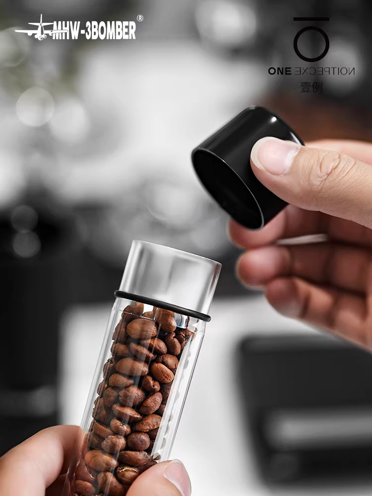 Bộ bình đựng cà phê hạt MHW, bình năng lượng, hộp đựng di động, kín hơi, van xả một chiều, Kona