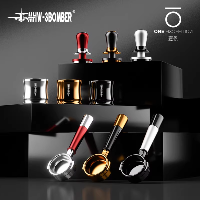 Bộ ép bột không đáy Bomber MHW Streamer Series Blitz, tay cầm không đáy, bộ thu bột, lực ép không đổi 58mm