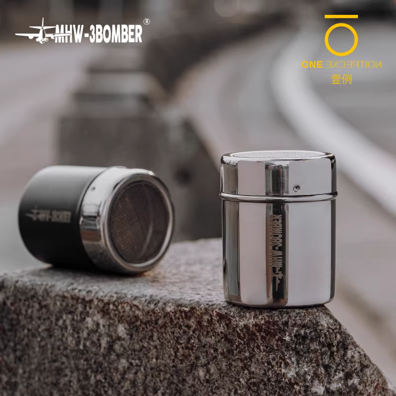 Bình đựng bột đa năng MHW, dụng cụ rây bột matcha, bột ca cao, đường, dụng cụ rây bột, dụng cụ làm bánh mì, bình rắc bột trong bếp