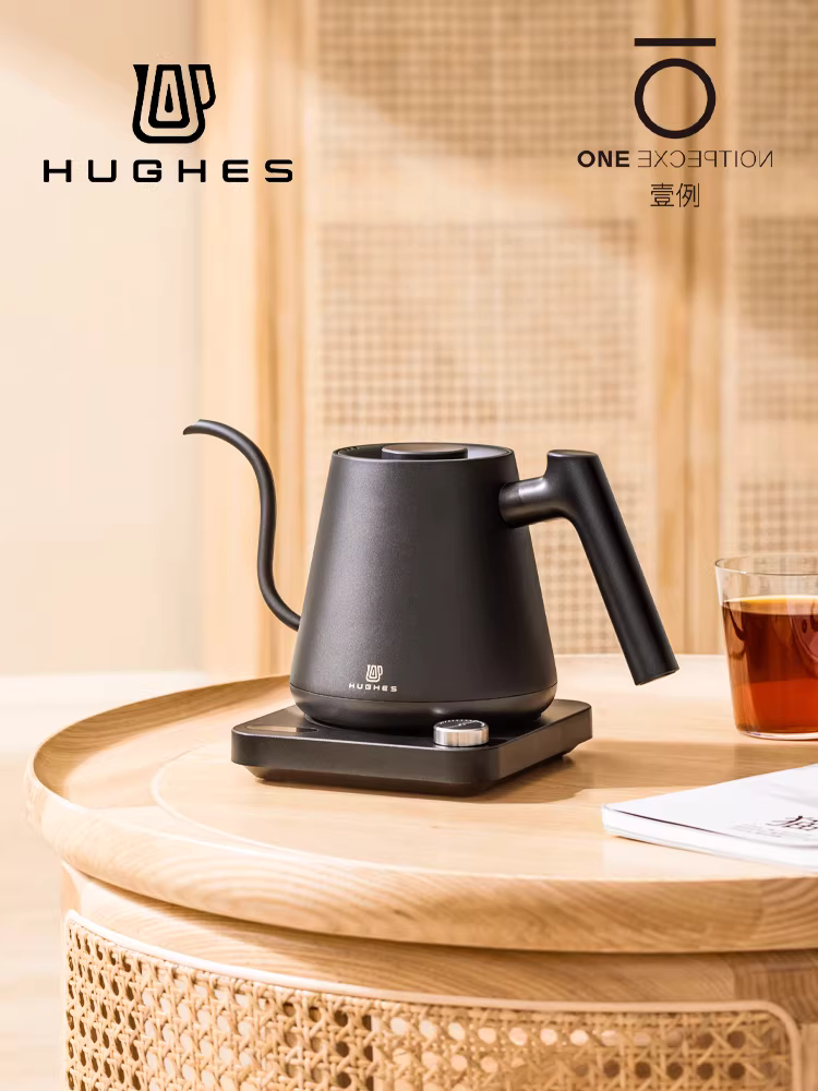 Ấm đun nước pha cà phê điều khiển nhiệt độ Xiaoshi, ấm đun nước pha cà phê thông minh giữ nhiệt độ ổn định dùng cho gia đình, ấm đun nước điện vòi dài để pha trà, Fellow.