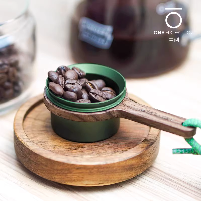 Muỗng đong gỗ óc chó đen AIRFLOW cán ngắn cán dài muỗng đong bột cà phê muỗng đong bột matcha bột ca cao