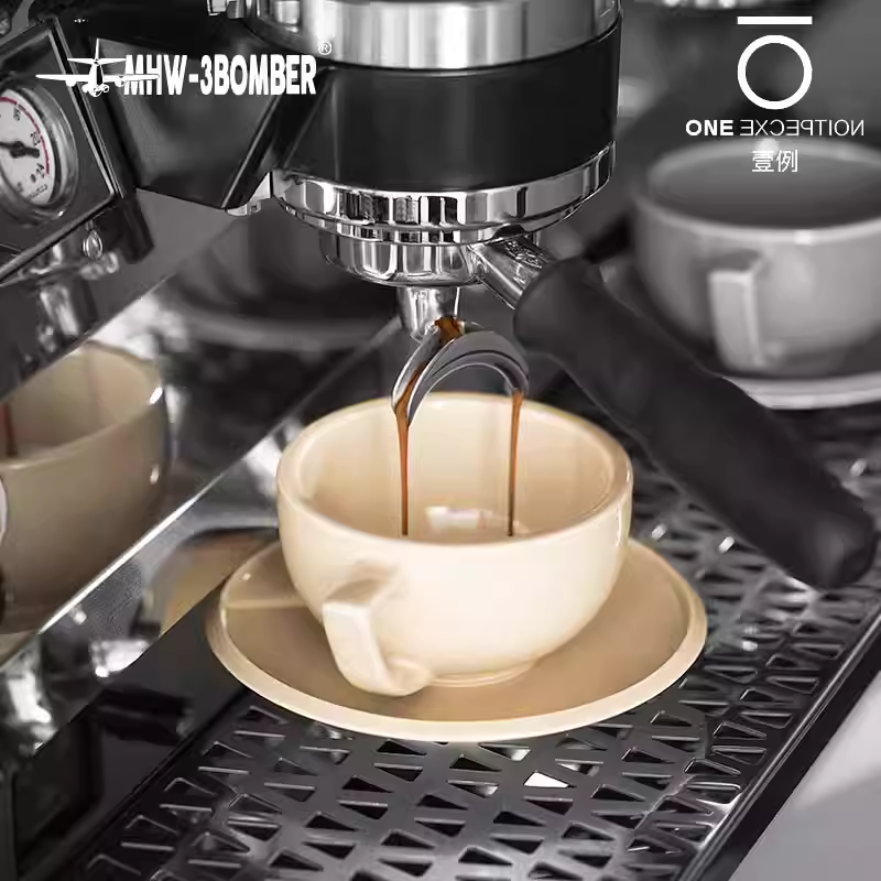 Bộ tách trà cà phê gốm sứ gia dụng Bomber MHW Sada Cup, dùng trong cửa hàng, dùng để nếm thử, làm Latte Art, họa tiết nổi nghệ thuật