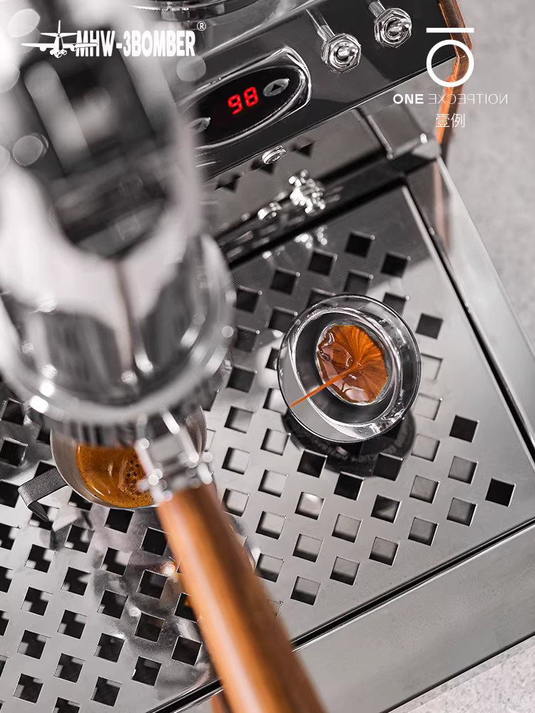 Gương quan sát chiết xuất MHW của máy bay ném bom, tay cầm xoay đa góc, quan sát chất lỏng espresso