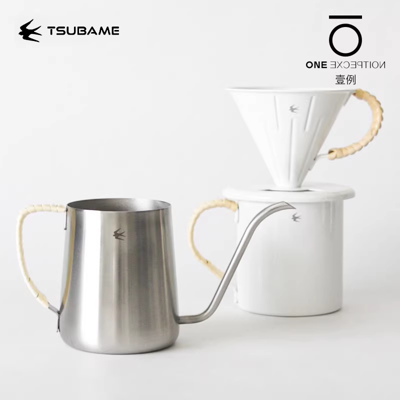 Bình pha cà phê nhỏ giọt bằng mây Tsukame, vòi nhỏ, bình pha bằng thép không gỉ, bình nhỏ có điều chỉnh lượng nước