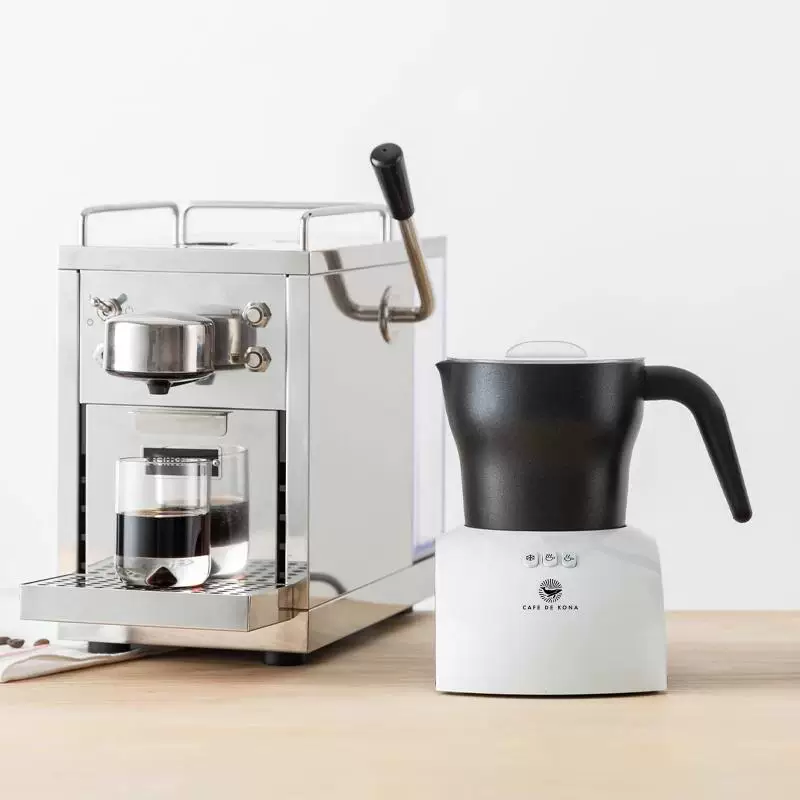 CAFEDE KONA máy tạo bọt sữa điện máy tạo bọt sữa gia đình hoàn toàn tự động tạo bọt nóng lạnh máy pha cà phê thương mại latte art