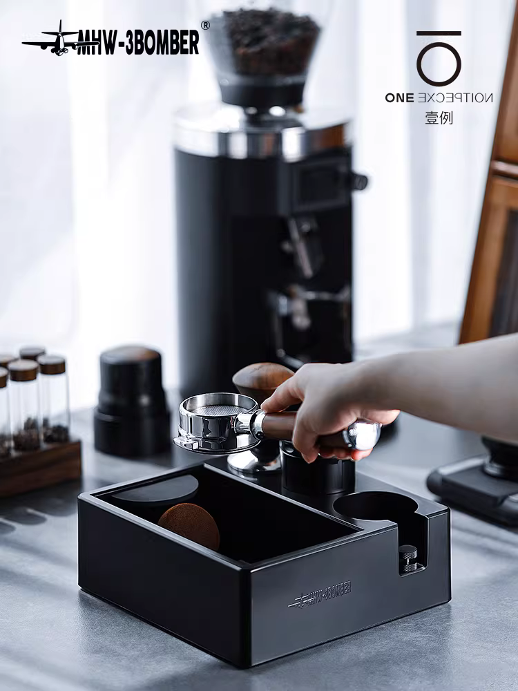 Giá đỡ tamper, hộp đựng bã cà phê đa năng Bomber MHW bằng nhựa ABS, giá để tay cầm pha cà phê Espresso, giá để đồ 58