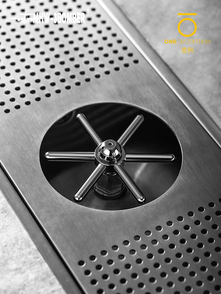 Máy rửa chén bằng thép không gỉ Bomber MHW quán cà phê quán trà sữa toàn thép tích hợp bộ lọc rửa áp lực cao