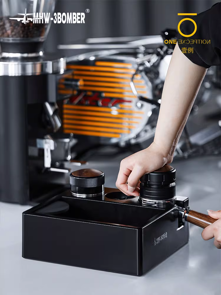 Giá đỡ tamper, hộp đựng bã cà phê đa năng Bomber MHW bằng nhựa ABS, giá để tay cầm pha cà phê Espresso, giá để đồ 58
