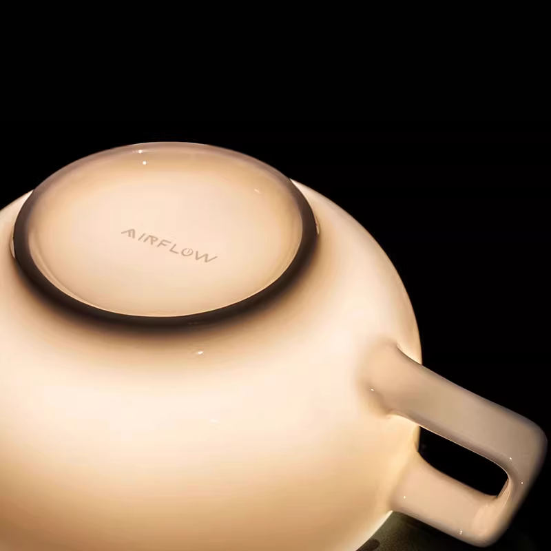 Airflow AIRFLOW đối lưu cốc cà phê dập nổi cốc gốm sứ Saita cốc chuyên nghiệp latte art cốc cà phê 240ml