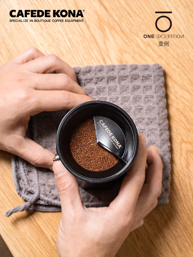 CAFEDE KONA Moka pot hộp đựng bột van đơn van đôi hộp đựng bột vòng chống tràn Bialetti máy bay ném bom