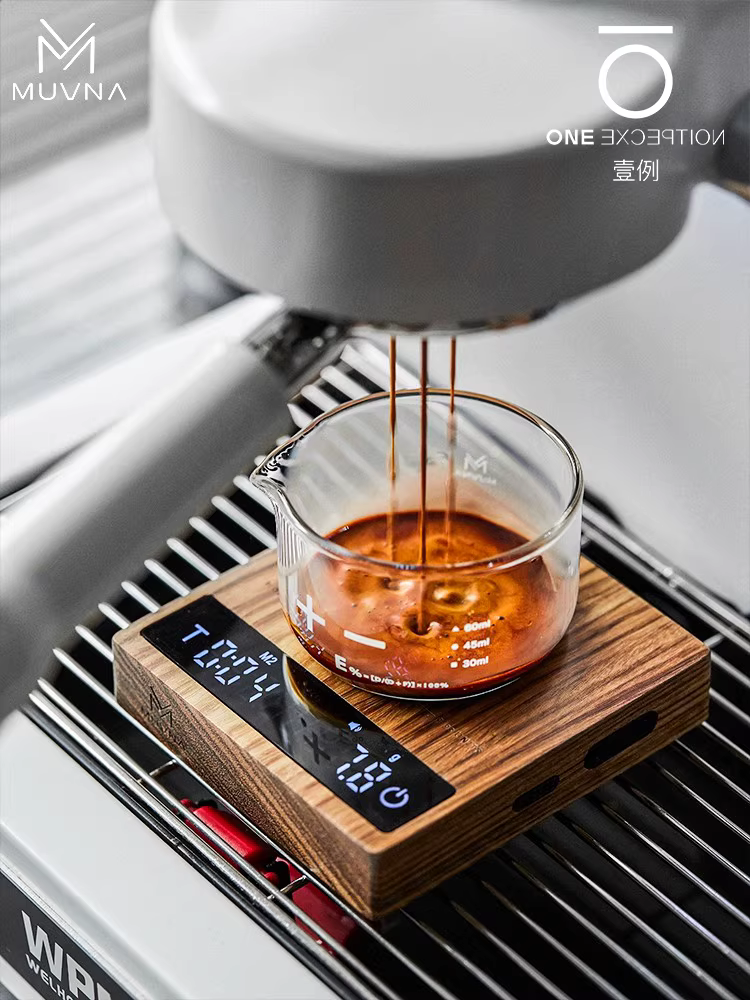 Cân điện tử pha cà phê MUVNA MINI kiểu Ý, hẹn giờ pha thủ công, cân thông minh mini, đo tốc độ dòng chảy, tỷ lệ bột-nước