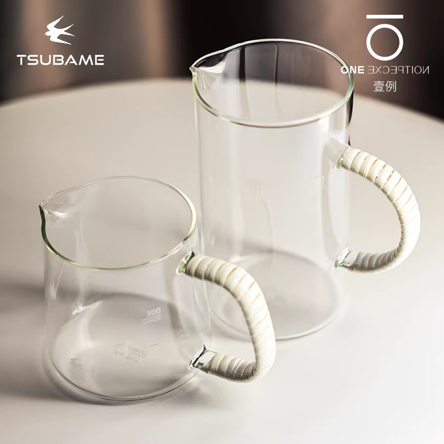 Bình pha cà phê kiểu Nhật TSUBAME/Yanprint có tay cầm bằng mây kiểu Nhật, bình lọc nhỏ giọt Kalita