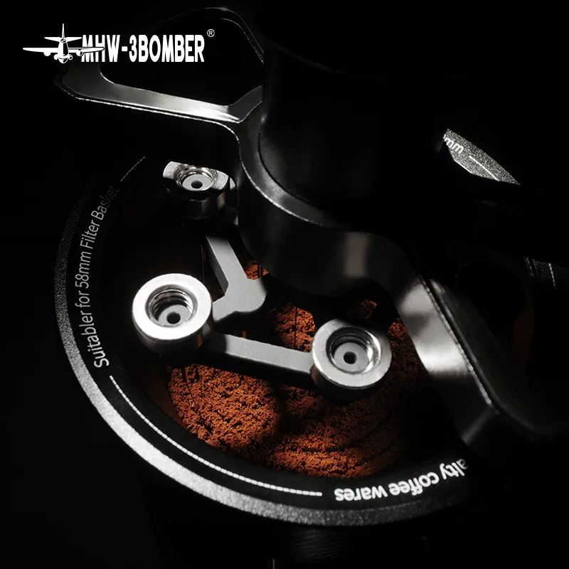 Kim khuấy bột cà phê MHW Bomber SE PRO, thiết bị phân phối bột cà phê kiểu xoáy, ép và xoay để phân tán các cục bột đồng đều.