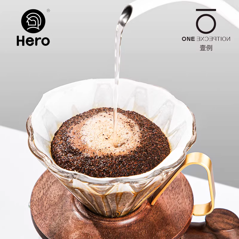 Giấy lọc cà phê Hero V60 hình nón nhập khẩu Nhật Bản, dòng pha cà phê thủ công kiểu nhỏ giọt, giấy lọc Origami Taimo