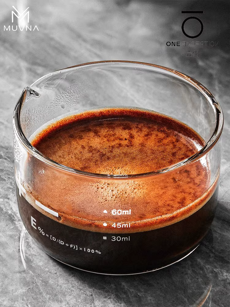 MUVNA Star Rain shot cup espresso ounce cup có vạch chia 100ml cốc đong Saito