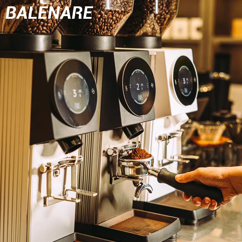 Máy xay cà phê thương mại Balenare G83E có hẹn giờ, dùng cho cà phê espresso và cà phê pha bằng phương pháp pour-over, cối xay phẳng 83mm