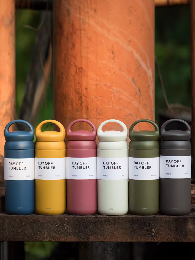 Cốc giữ nhiệt Kinto nhập khẩu Nhật Bản dành cho nam và nữ, cốc cao cấp dành cho cặp đôi dung tích lớn, cốc cà phê du lịch cầm tay 500ml