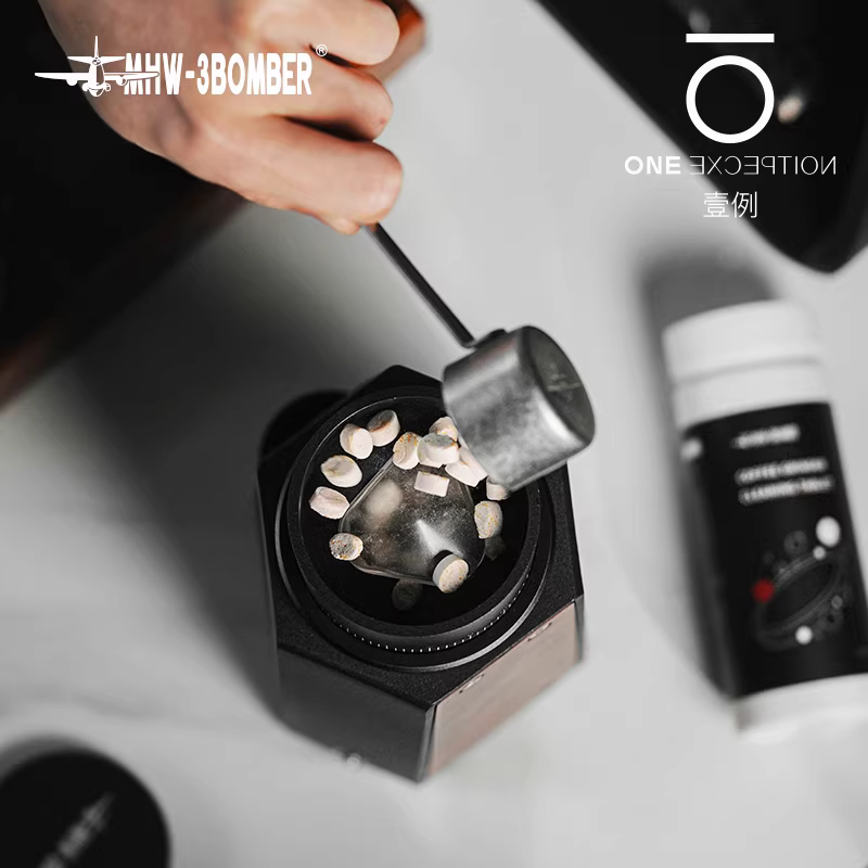 Viên vệ sinh máy xay cà phê Bomber MHW, bột vệ sinh máy pha cà phê espresso, hạt vệ sinh máy xay, viên khử cặn Urnex