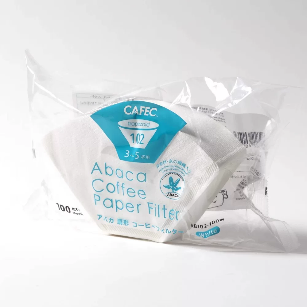 Giấy lọc hình quạt CAFEC Sanyo Nhật Bản, cốc lọc cà phê kiểu pour-over, giấy lọc nhỏ giọt sợi gai dầu, giấy lọc hình thang, giấy lọc mola