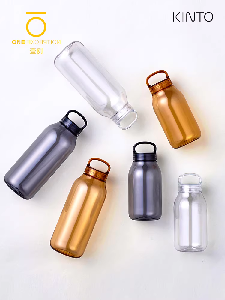 Bình nước KINTO, bình nước thể thao di động, bình nước du lịch ngoài trời, chất liệu nhựa resin, nhẹ, bình nước giữ lạnh, cốc nước
