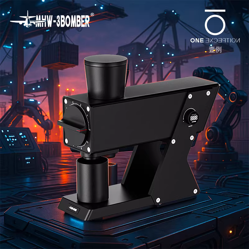 Máy xay cà phê điện MHW Bomber Voyager F74, máy xay cà phê thủ công kiểu Ý, máy xay cà phê hạt tại nhà, lưỡi dao phẳng đa năng