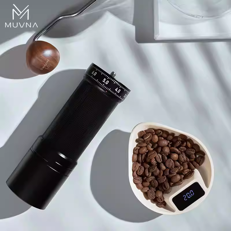 Khay cân điện tử MUVNA, khay đựng cà phê espresso pha thủ công, khay cân hiển thị trọng lượng hạt cà phê, khay pha trà, cân thông minh