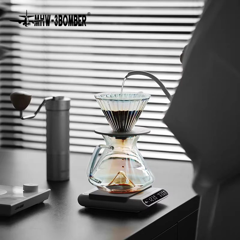 Bình pha cà phê Bomber MHW Hill Coffee Sharing Pot, cà phê pha thủ công, cà phê V60, cà phê nhỏ giọt kiểu Mỹ, bộ lọc cà phê, bình pha cà phê kiểu Fair Cup