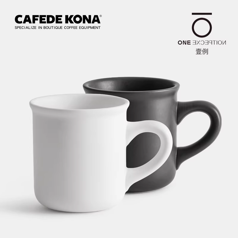 CAFEDE KONA cốc cà phê gốm sứ Nhật Bản đơn giản Mỹ latte trà treo tai kinto