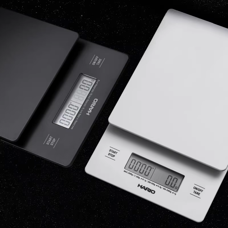 Cân điện tử đa năng/cân trọng lượng dòng Hario V60 của Nhật Bản VST-2000B, cân đo thời gian pha cà phê thủ công