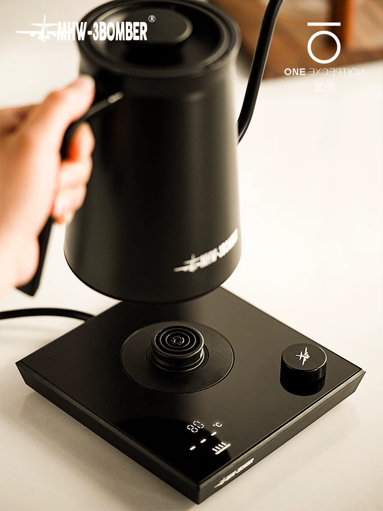 Bomber MHW Assassin Ấm đun nước điều khiển nhiệt độ Cà phê pha thủ công Ấm đun nước có vòi tinh tế Ấm đun nước điện Pha trà Ấm đun nước điều khiển nhiệt độ Điều khiển nước nhỏ giọt
