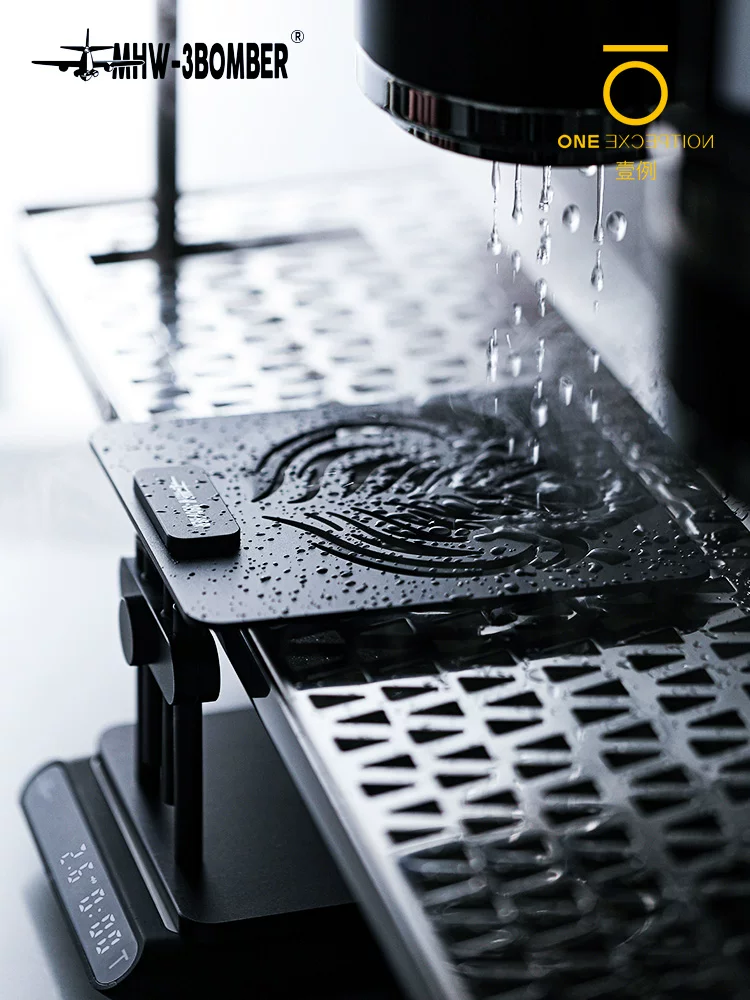 Cân điện tử Bomber MHW dành cho máy pha cà phê espresso, cân điện tử có thể điều chỉnh, có thể điều chỉnh độ cao, bảo vệ chống nước.